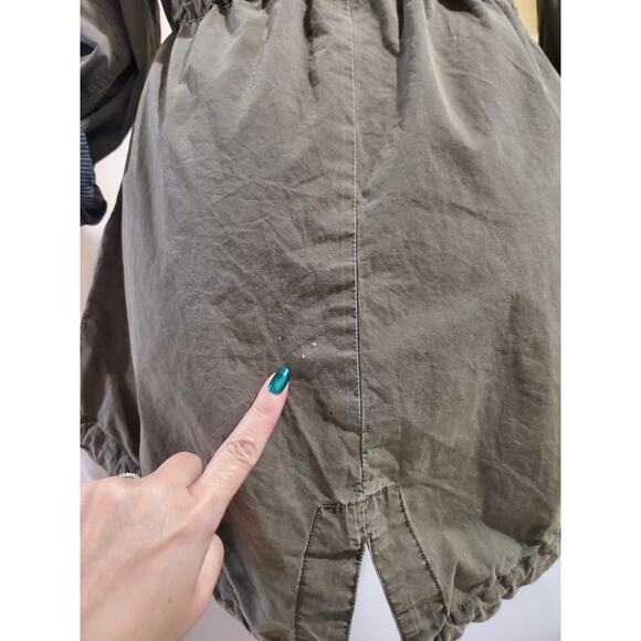 Levis Lightweight Legacy Cotton Fishtail Anorak Jacket Womens Size S Utility - Picture 11 of 16